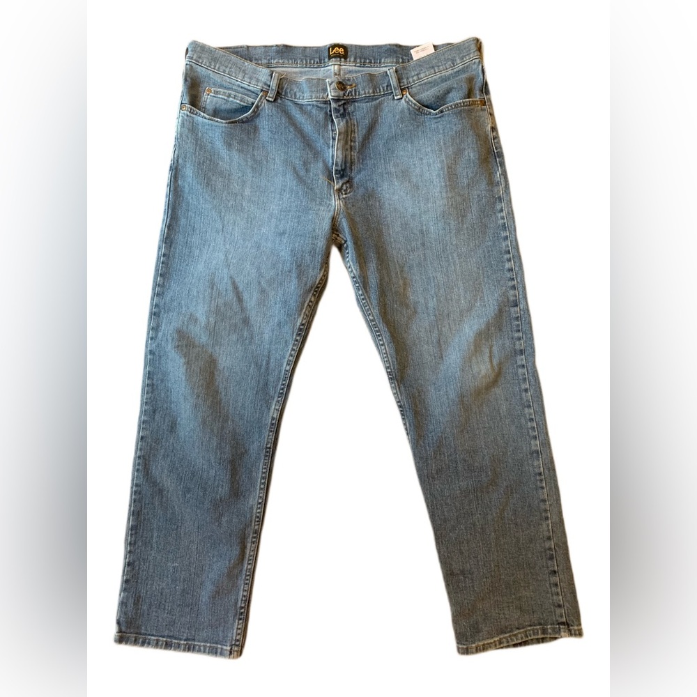 Lee Men’s Regular Fit Straight Leg Jeans Size: 42 X 30
